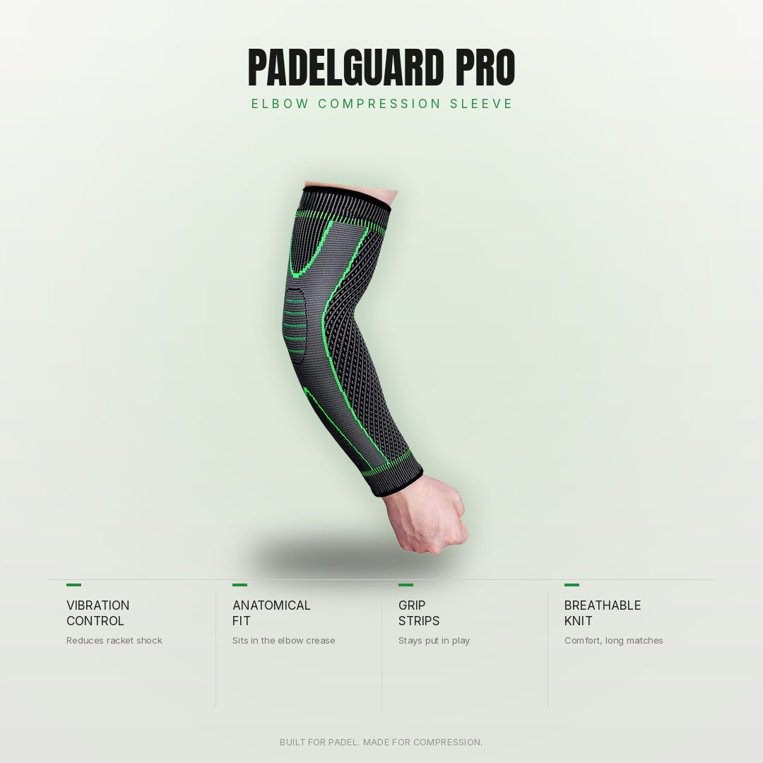 PadelGuard Pro — Elbow Compression Sleeve